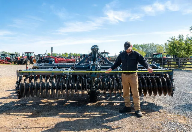 Working width and disc gang inspection